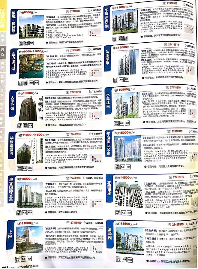 一張21年前的天津房地產廣告，看完后我淚崩了